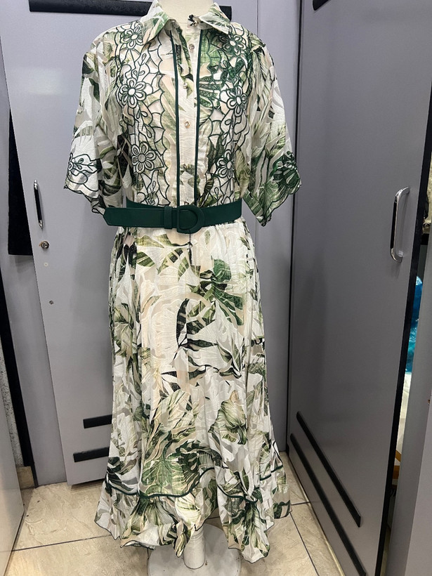 پیراهن مجلسی دوتکه مارک POLEN POE با زیره سفید
